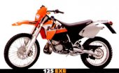2001 KTM EXE 125 Enduro photo